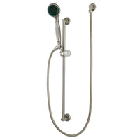 Thumbnail for Kingston Brass KSK1808W8 Shower Combo with Slide Bar, Brushed Nickel - BNGBath