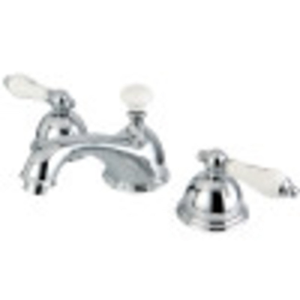 Kingston Brass CC34L1 8 to 16 in. Widespread Bathroom Faucet, Polished Chrome - BNGBath