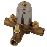 Thumbnail for Kingston Brass KB36380V Plumbing Parts Tub & Shower Valve Only, Brushed Nickel - BNGBath