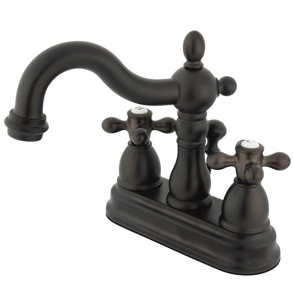 Kingston Brass KS1605AX 4 in. Centerset Bathroom Faucet, Oil Rubbed Bronze - BNGBath