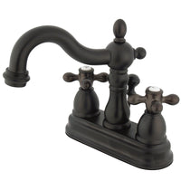 Thumbnail for Kingston Brass KS1605AX 4 in. Centerset Bathroom Faucet, Oil Rubbed Bronze - BNGBath