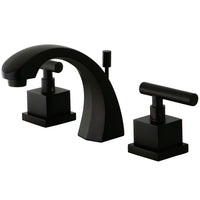 Thumbnail for Kingston Brass KS4985CQL 8 in. Widespread Bathroom Faucet, Oil Rubbed Bronze - BNGBath