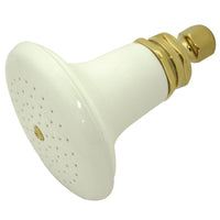 Thumbnail for Kingston Brass P50PB Victorian Ceramic Shower Head, Polished Brass - BNGBath