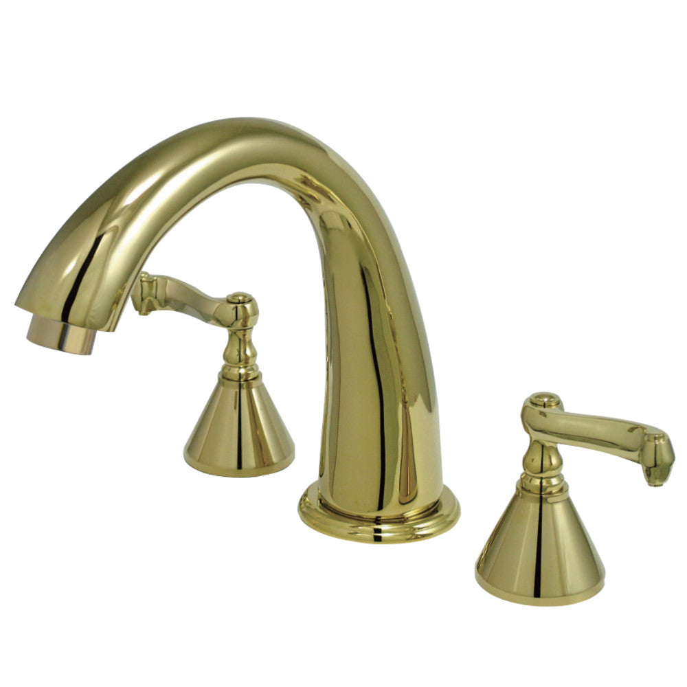 Kingston Brass KS2362FL Roman Tub Faucet, Polished Brass - BNGBath