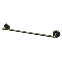Thumbnail for Kingston Brass BA9112AB Water Onyx 18 in. Towel Bar, Antique Brass - BNGBath