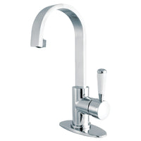 Thumbnail for Fauceture LS8211DPL Paris Single-Handle Bathroom Faucet with Deck Plate & Drain, Polished Chrome - BNGBath