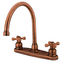 Thumbnail for Kingston Brass KB726AXLS 8-Inch Centerset Kitchen Faucet, Antique Copper - BNGBath