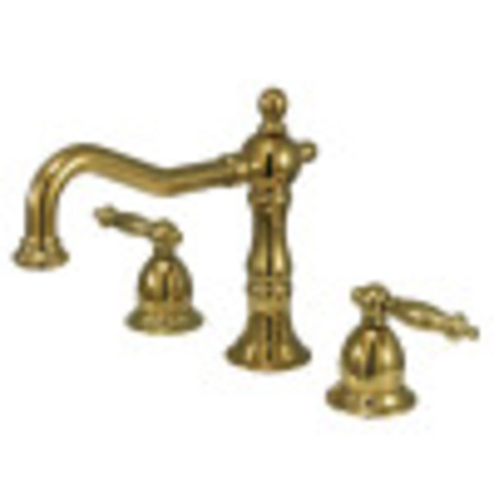 Kingston Brass KS1972TL 8 in. Widespread Bathroom Faucet, Polished Brass - BNGBath