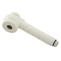 Thumbnail for Kingston Brass KH7070 Hard Button Pull-Out Kitchen Faucet Sprayer, White - BNGBath