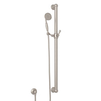 Thumbnail for ROHL 36 Inch Decorative Grab Bar Set with Single-Function Anti-Calcium Handshower Hose and Outlet - BNGBath