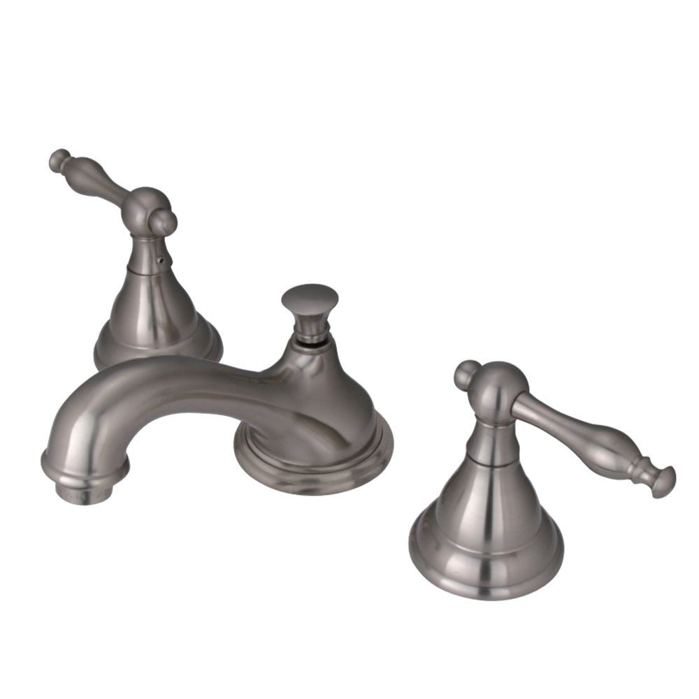 Kingston Brass KS5568NL 8 in. Widespread Bathroom Faucet, Brushed Nickel - BNGBath