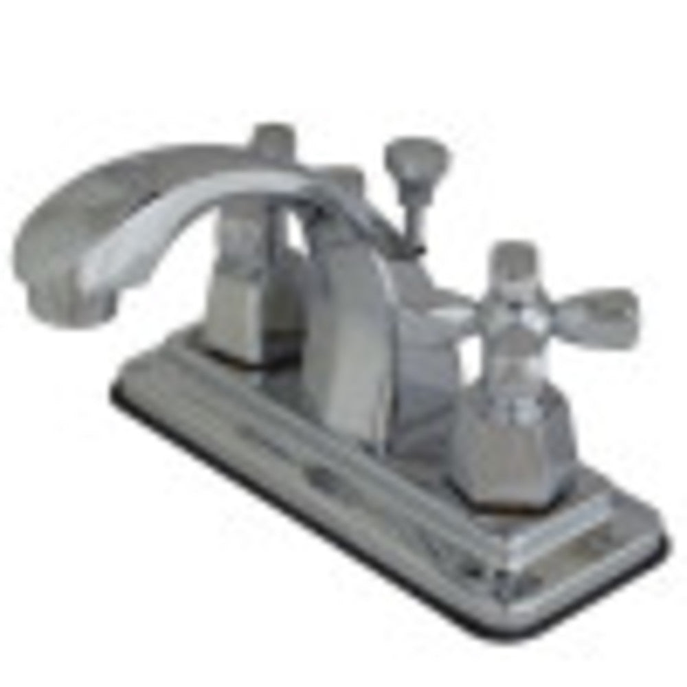 Kingston Brass KS4641HX 4 in. Centerset Bathroom Faucet, Polished Chrome - BNGBath