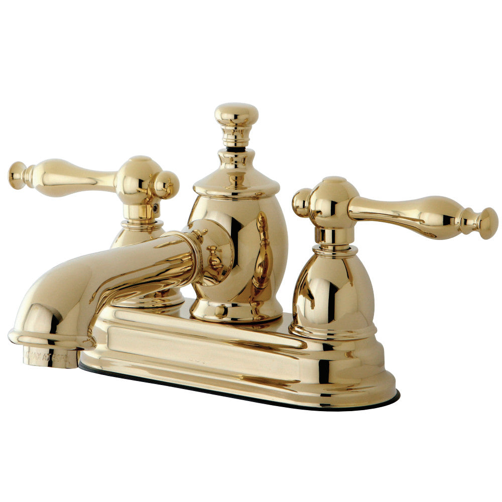 Kingston Brass KS7002NL 4 in. Centerset Bathroom Faucet, Polished Brass - BNGBath