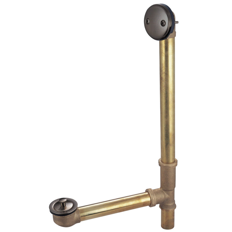 Kingston Brass DLL3165 16-Inch Tub Waste And Overflow With Lift And Lock Drain, Oil Rubbed Bronze - BNGBath