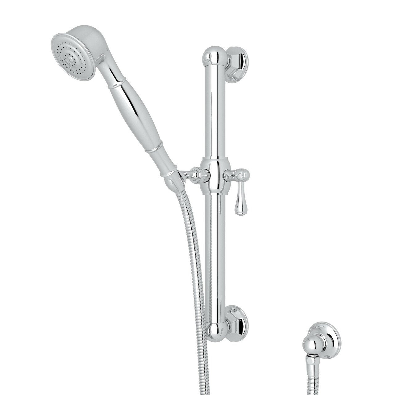 ROHL 24 Inch Palladian Decorative Grab Bar Set with Single-Function Handshower Hose and Outlet - BNGBath