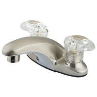 Thumbnail for Kingston Brass KB6158LP 4 in. Centerset Bathroom Faucet, Brushed Nickel - BNGBath
