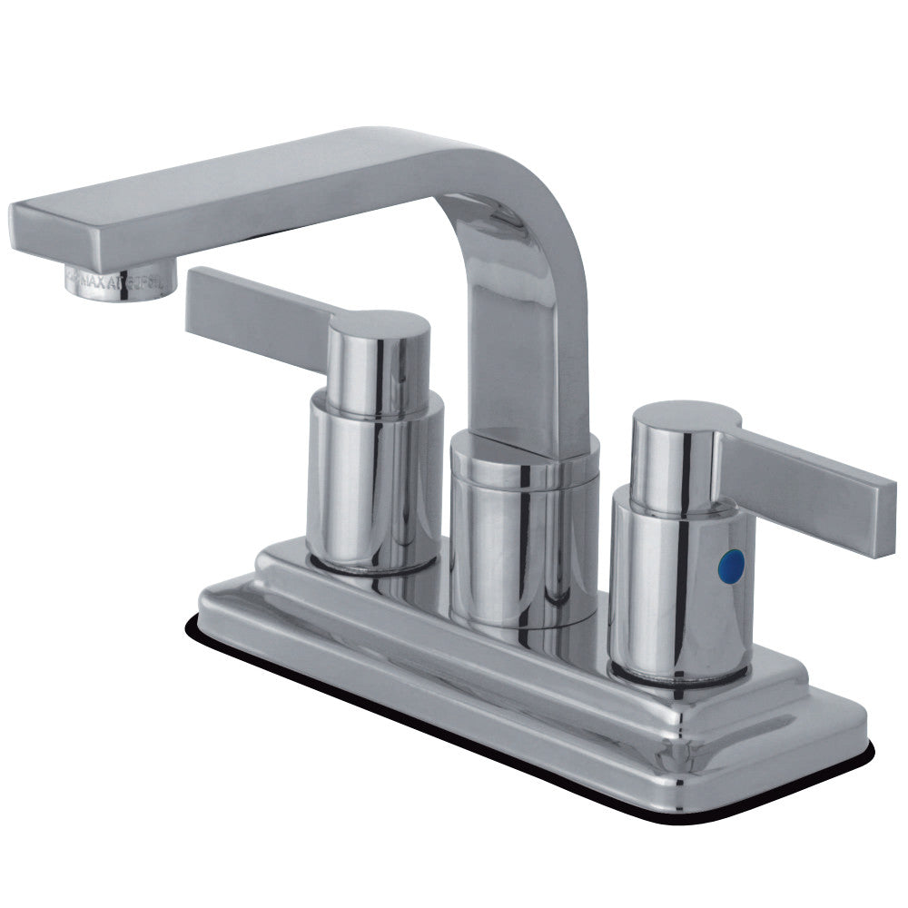 Kingston Brass KB8461NDL NuvoFusion 4-Inch Centerset Bathroom Faucet, Polished Chrome - BNGBath
