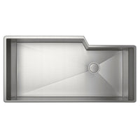 Thumbnail for ROHL Culinario Single Bowl Stainless Steel Kitchen Sink - BNGBath