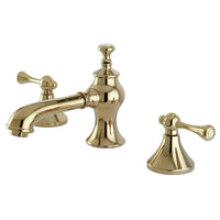 Thumbnail for Kingston Brass KC7062BL 8 in. Widespread Bathroom Faucet, Polished Brass - BNGBath