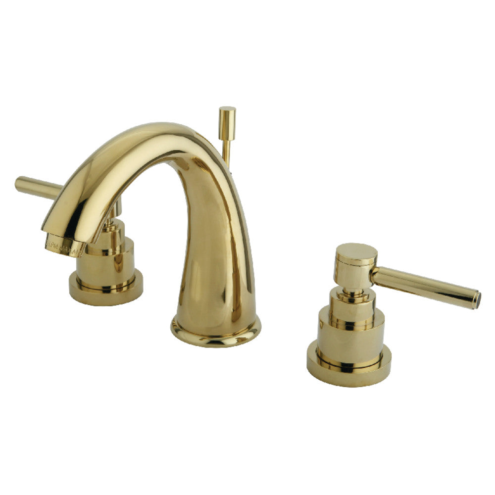 Kingston Brass KS2962EL 8 in. Widespread Bathroom Faucet, Polished Brass - BNGBath
