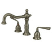 Thumbnail for Kingston Brass KS1978ZL 8 in. Widespread Bathroom Faucet, Brushed Nickel - BNGBath