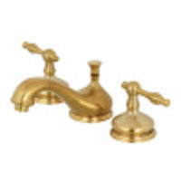 Thumbnail for Kingston Brass KS1167NL 8 in. Widespread Bathroom Faucet, Brushed Brass - BNGBath