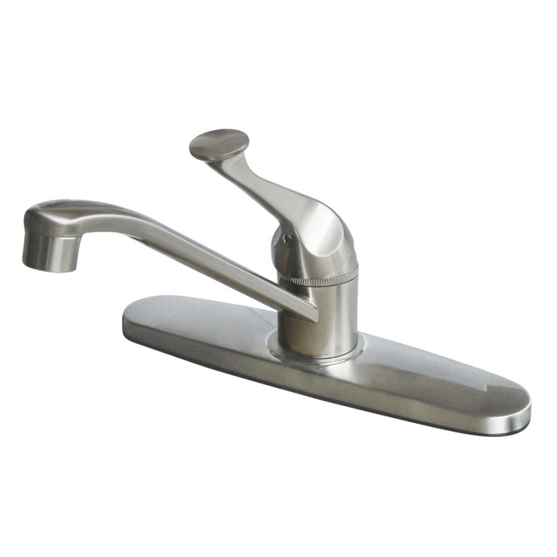 Kingston Brass GKB571SN Chatham Single-Handle Centerset Kitchen Faucet, Brushed Nickel - BNGBath