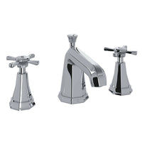 Thumbnail for Perrin & Rowe Deco High Neck Widespread Bathroom Faucet - BNGBath