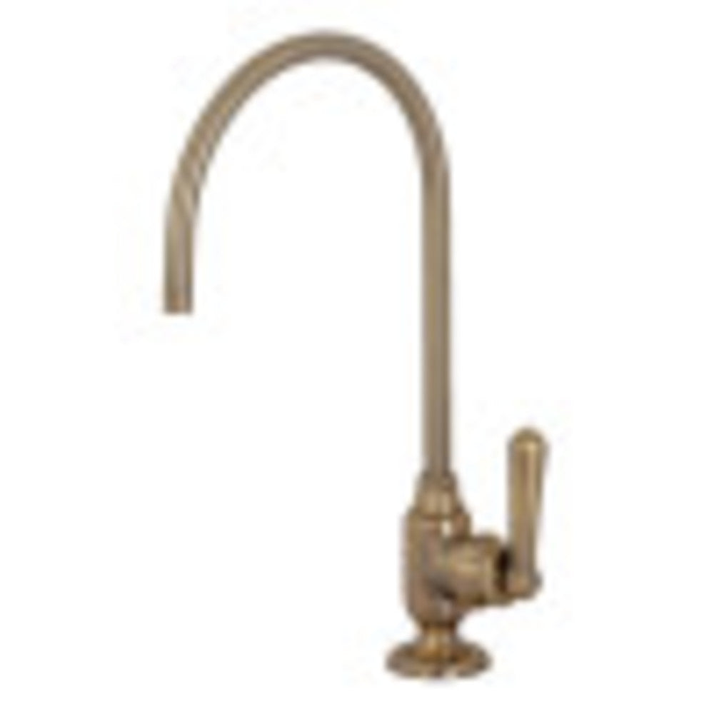 Kingston Brass KS5193NML Magellan Single-Handle Water Filtration Faucet, Antique Brass - BNGBath