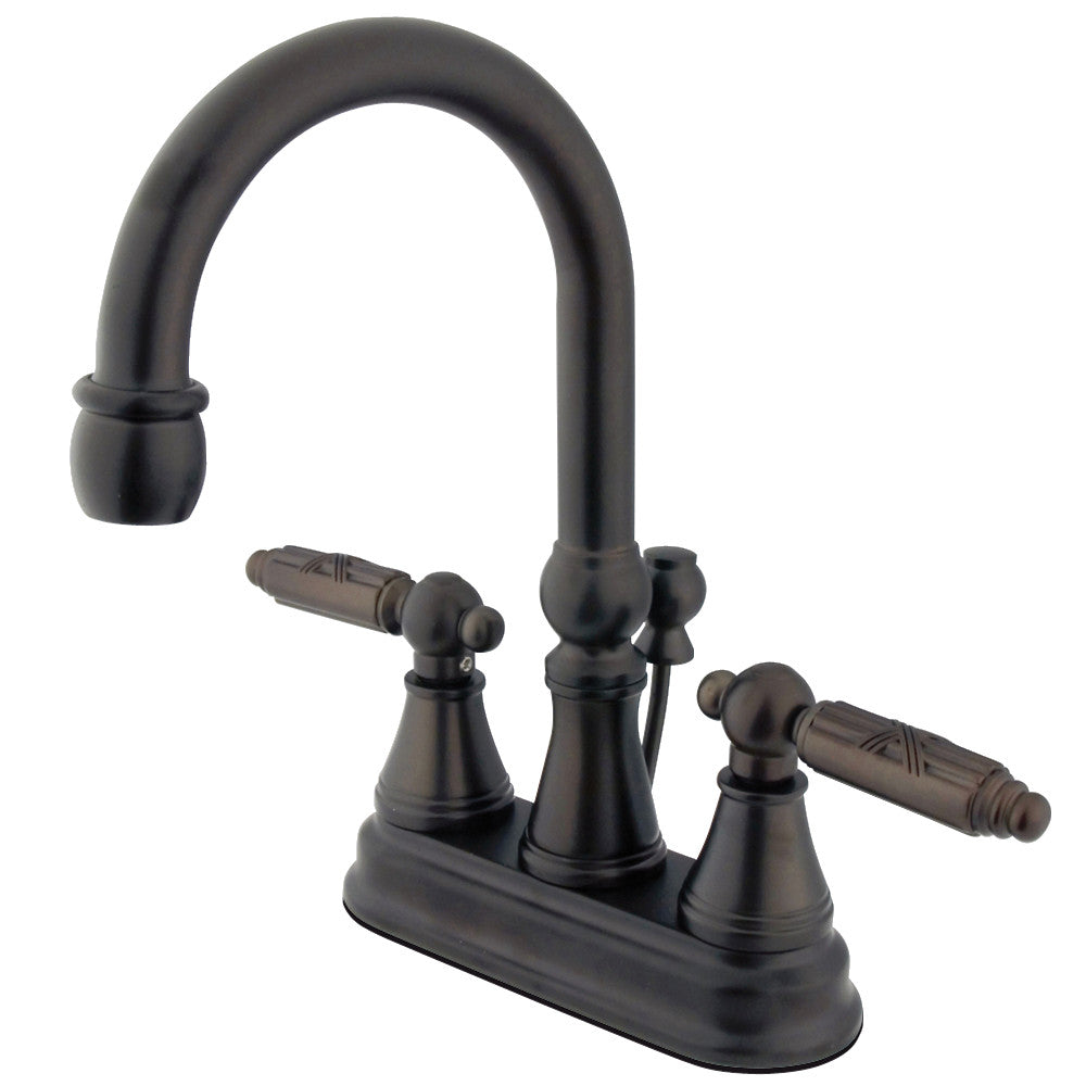 Kingston Brass KS2615GL 4 in. Centerset Bathroom Faucet, Oil Rubbed Bronze - BNGBath