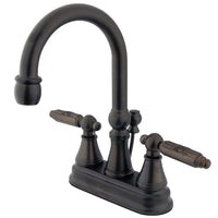 Thumbnail for Kingston Brass KS2615GL 4 in. Centerset Bathroom Faucet, Oil Rubbed Bronze - BNGBath