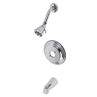 Thumbnail for Kingston Brass KB3631TLH Tub and Shower Trim Only Without Handle, Polished Chrome - BNGBath