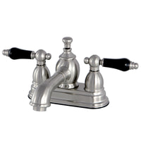 Thumbnail for Kingston Brass KS7008PKL 4 in. Centerset Bathroom Faucet, Brushed Nickel - BNGBath