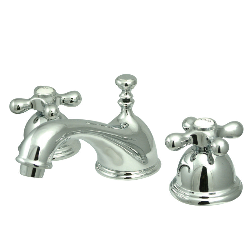 Kingston Brass KS3961AX 8 in. Widespread Bathroom Faucet, Polished Chrome - BNGBath
