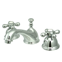 Thumbnail for Kingston Brass KS3961AX 8 in. Widespread Bathroom Faucet, Polished Chrome - BNGBath