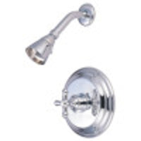 Thumbnail for Kingston Brass KB3631AXSO Restoration Shower Only, Polished Chrome - BNGBath