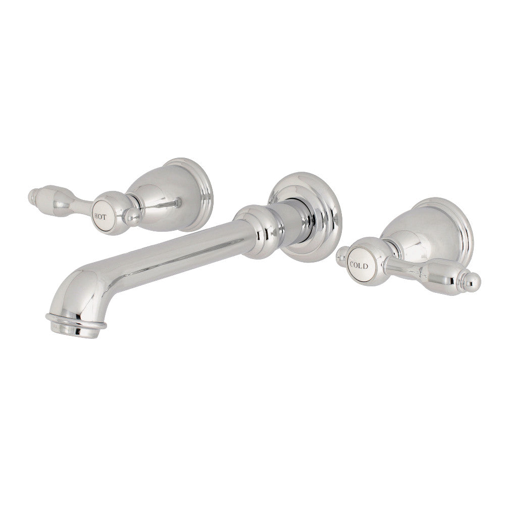 Kingston Brass KS7121TAL Wall Mount Bathroom Faucet, Polished Chrome - BNGBath