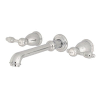 Thumbnail for Kingston Brass KS7121TAL Wall Mount Bathroom Faucet, Polished Chrome - BNGBath