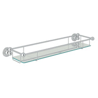 Thumbnail for Perrin & Rowe Edwardian Wall Mount Tempered Glass Vanity Shelf - BNGBath