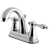 Thumbnail for Kingston Brass KS7611TAL 4 in. Centerset Bathroom Faucet, Polished Chrome - BNGBath