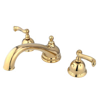 Thumbnail for Kingston Brass KS3352FL Roman Tub Faucet, Polished Brass - BNGBath