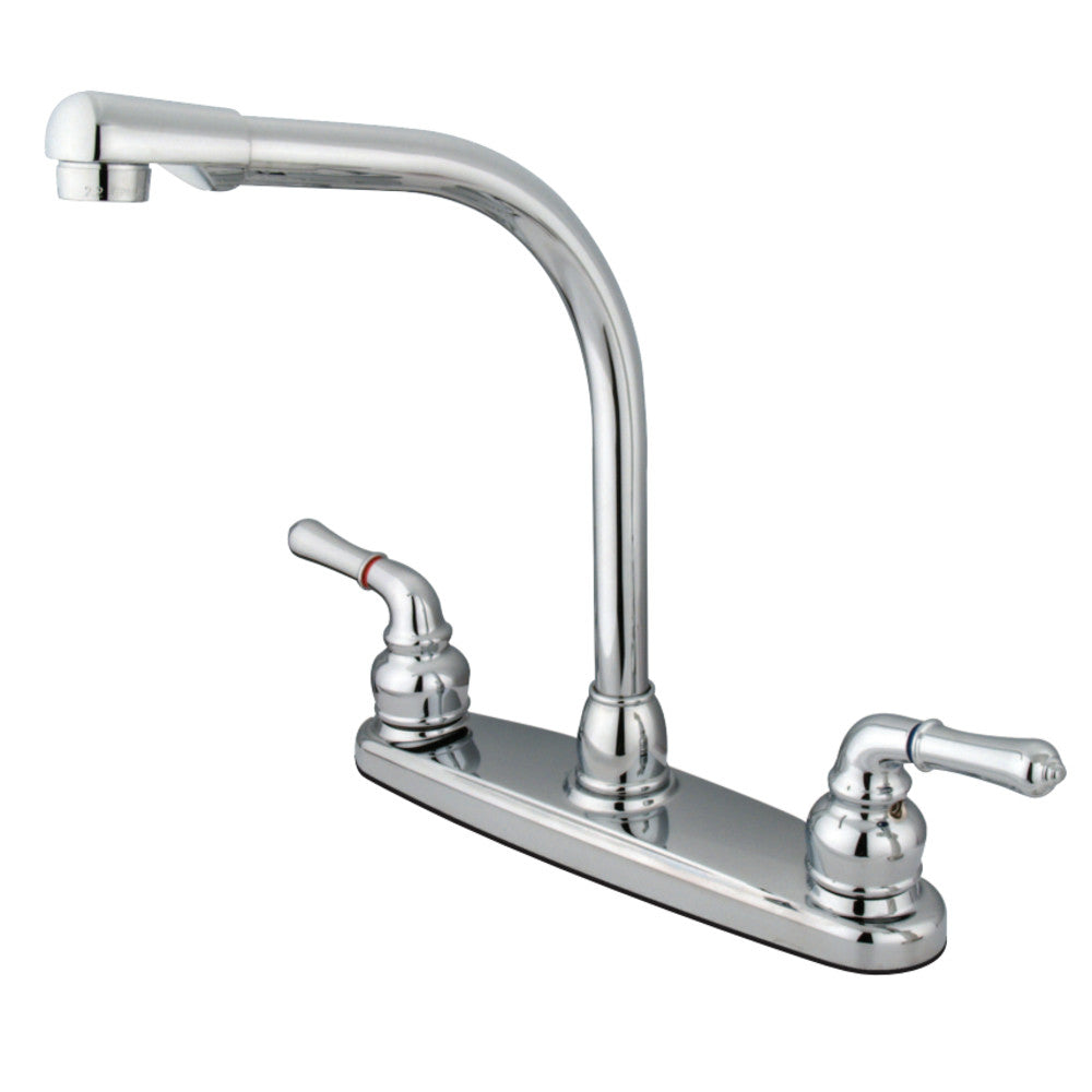 Kingston Brass KB750 Magellan Centerset Kitchen Faucet, Polished Chrome - BNGBath