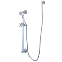 Thumbnail for Kingston Brass KAK3421W1 Made To Match Hand Shower Combo with Slide Bar, Polished Chrome - BNGBath