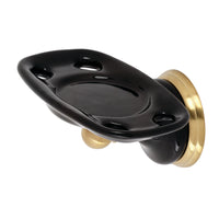 Thumbnail for Kingston Brass BA9115BB Water Onyx Soap Dish Holder, Brushed Brass - BNGBath