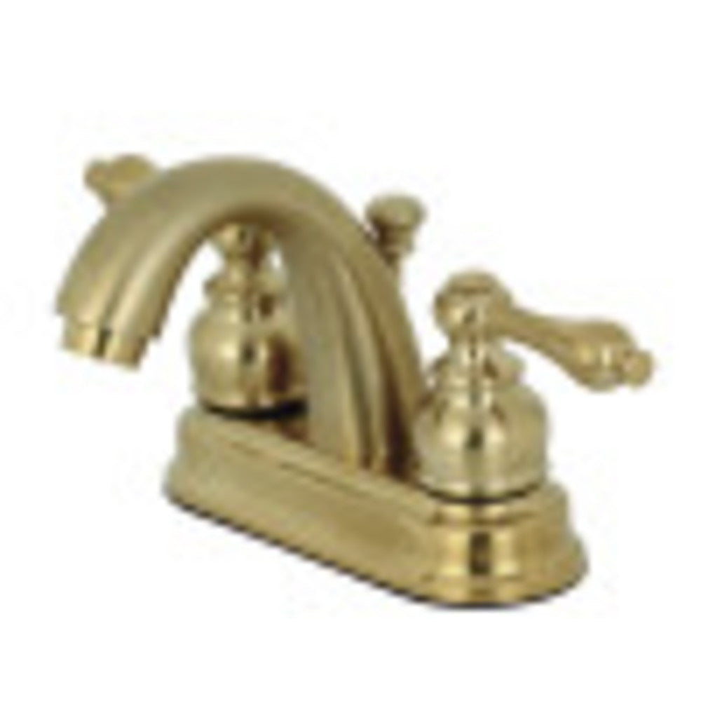 Kingston Brass KB5617AL Restoration 4 in. Centerset Bathroom Faucet, Brushed Brass - BNGBath