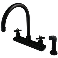 Thumbnail for Kingston Brass KS8795ZX Millennium Centerset Kitchen Faucet, Oil Rubbed Bronze - BNGBath