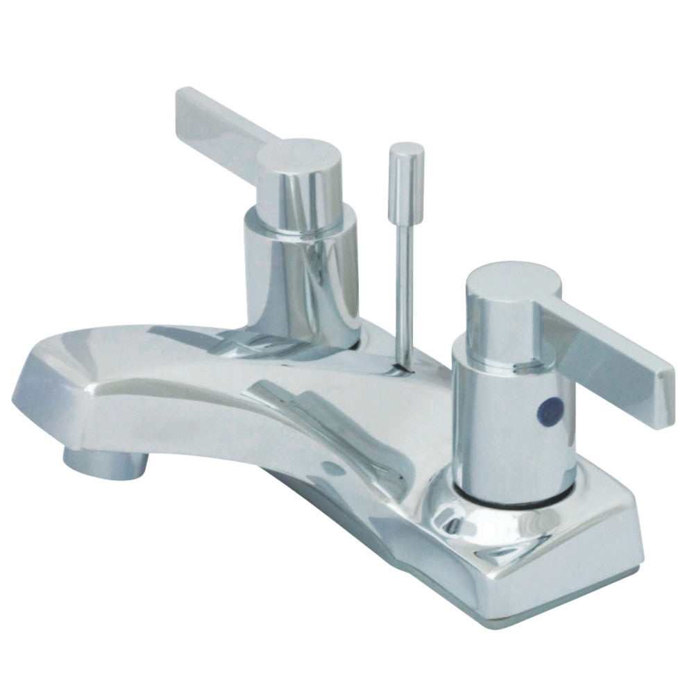 Kingston Brass KB8101NDL 4 in. Centerset Bathroom Faucet, Polished Chrome - BNGBath