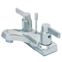 Thumbnail for Kingston Brass KB8101NDL 4 in. Centerset Bathroom Faucet, Polished Chrome - BNGBath