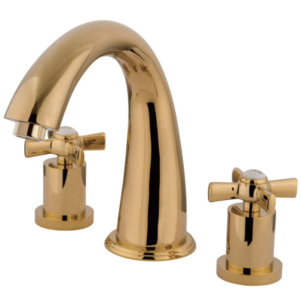 Kingston Brass KS2362ZX Millennium Roman Tub Faucet, Polished Brass - BNGBath