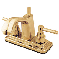 Thumbnail for Kingston Brass KS8642EL 4 in. Centerset Bathroom Faucet, Polished Brass - BNGBath